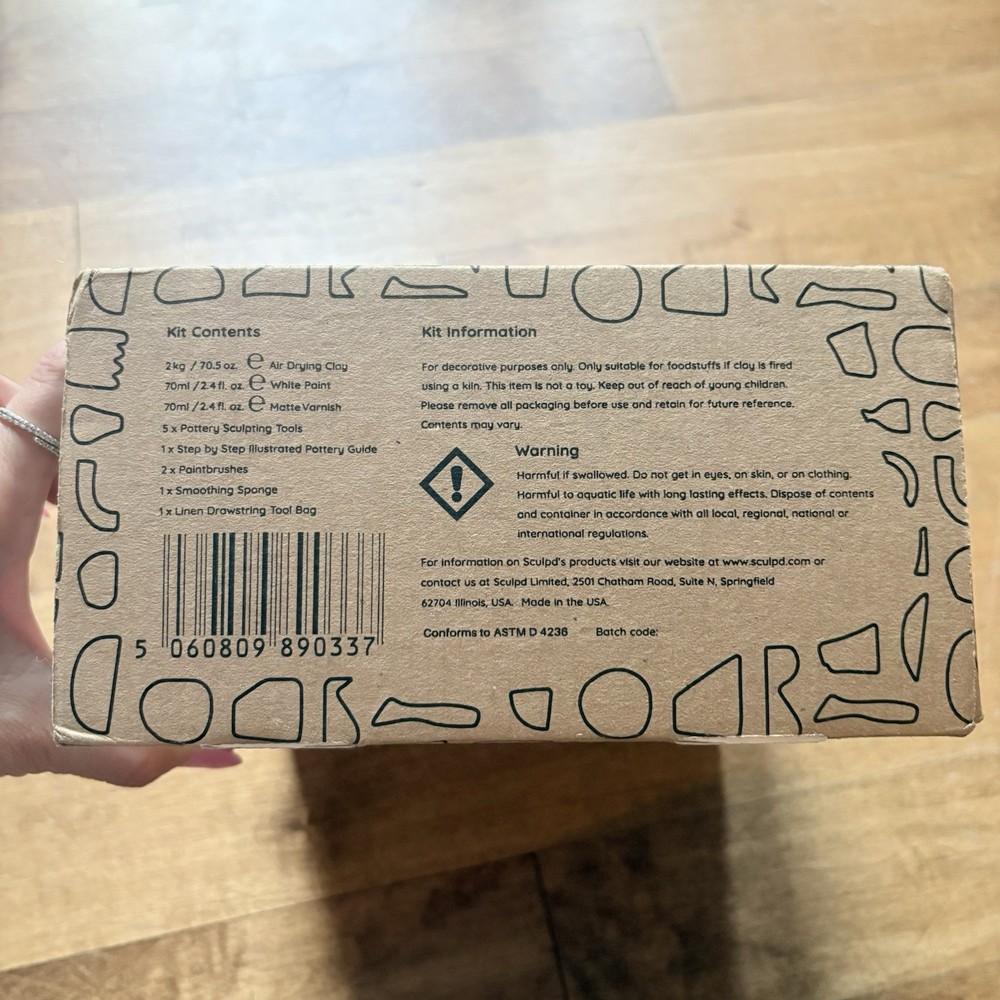 NEW Sculpd Pottery Kit