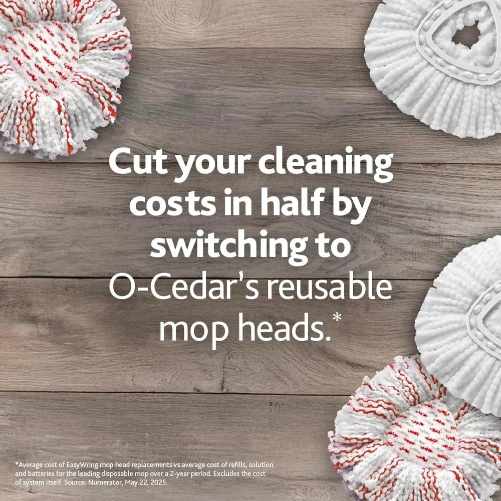 EasyWring Spin Mop Microfiber Refill, White Packaging May Vary