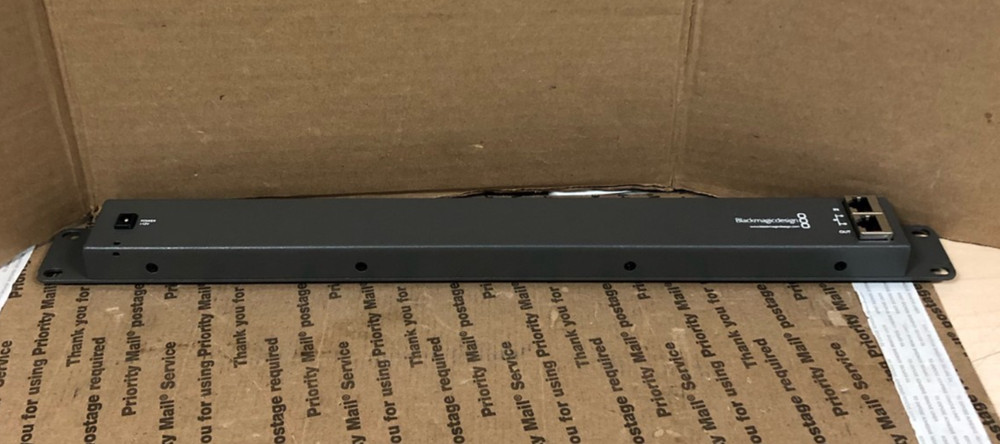 Blackmagic Design Videohub Smart Control W/AC-ADAPTER (TESTED)