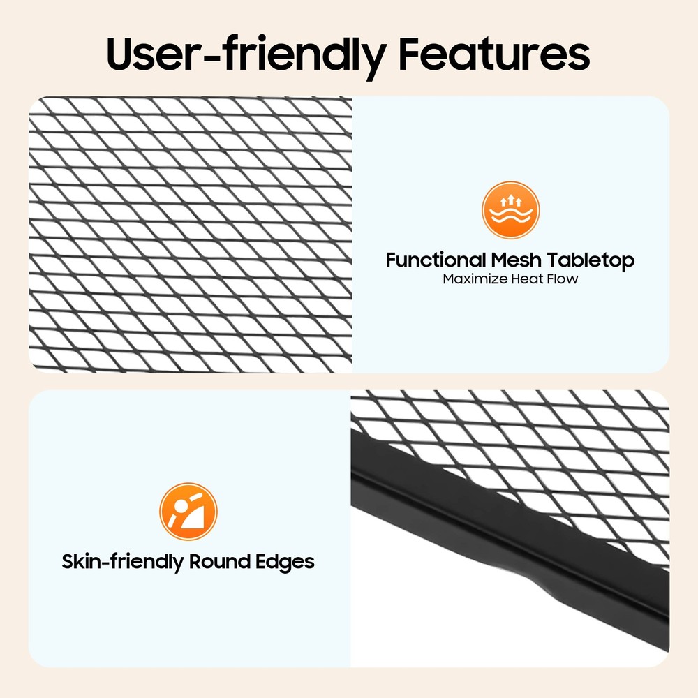 Foldable Portable Camping Grill Fire Pit Grate for Outdoor Cooking