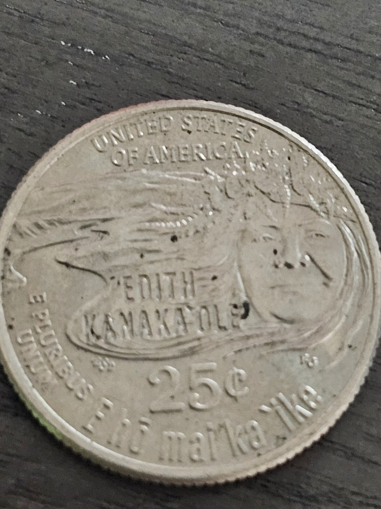 2023p 25c Quarter With Die Chips On "K" & "A"