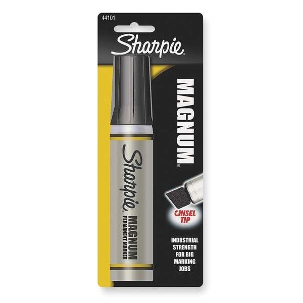 Sharpie 44001A Permanent Marker, Oversized Chisel Tip, Black, Pk12