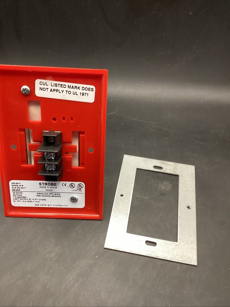 EST Edwards 202-5A-T Red Strobe.