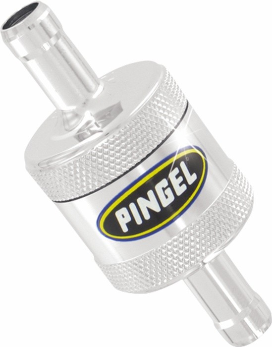 Pingel In-Line Fuel Filter 3/8" Satin
