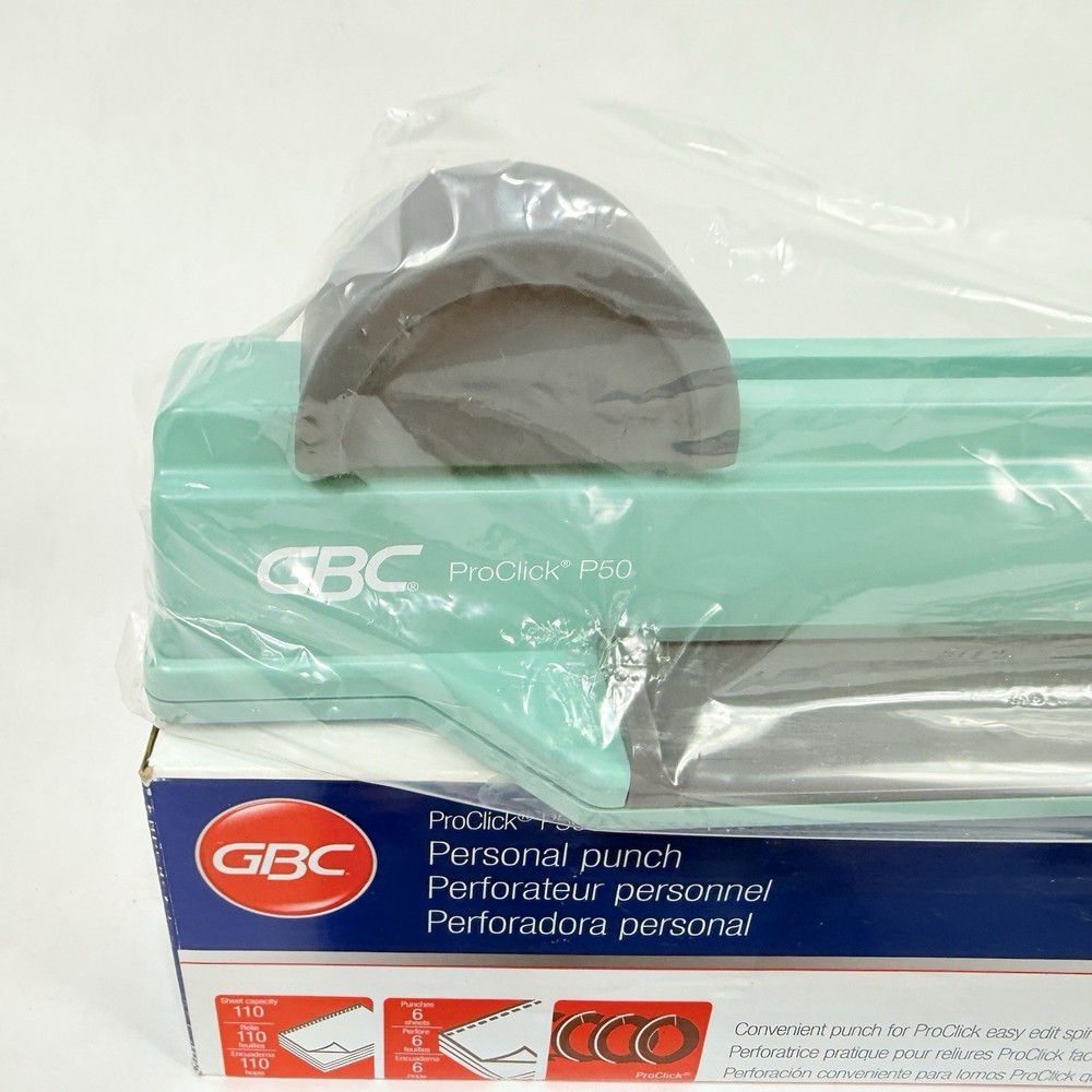 Gbc Proclick P50 Binding Machine Manual Proclick Up to 100 Sheets + Binds - NEW
