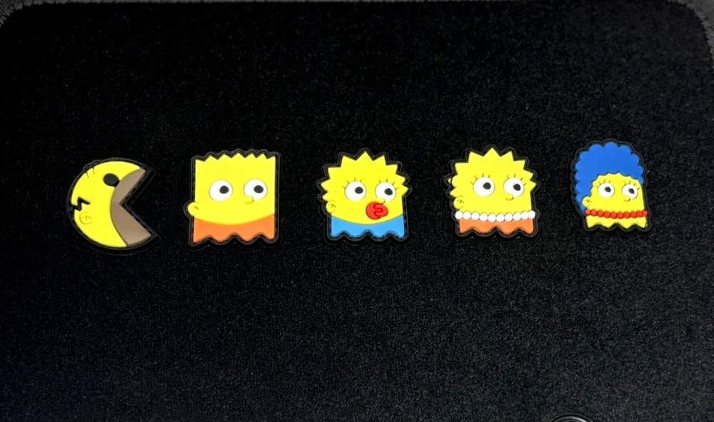 Tactical PVC Patch - Pacman Simpsons Patch - Hook Loop Funny Bart Homer Patch