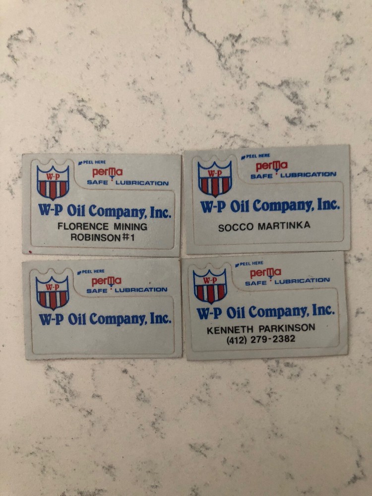 coal mining stickers nice older coal company