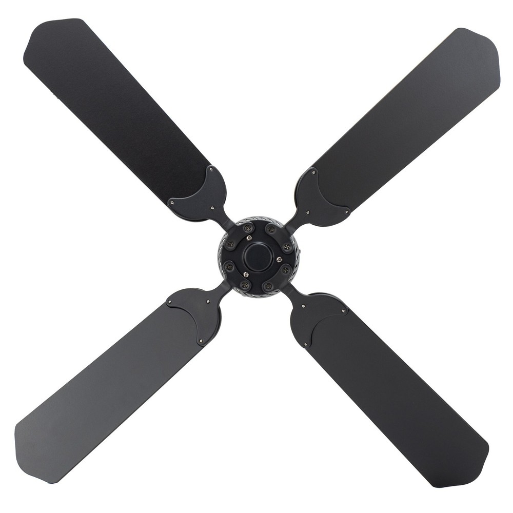 RecPro RV 12V Ceiling Fan | 4-Blade | 4-Speed | Near Silent Operation
