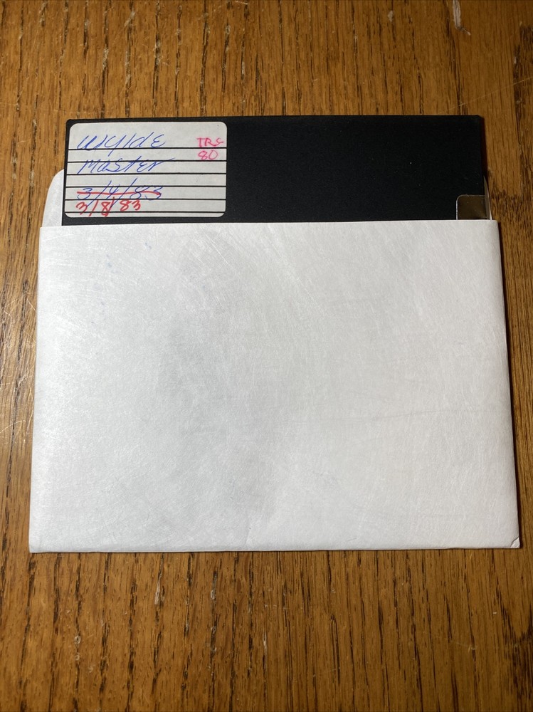 TRS-80 Wylde Master 5.25” Floppy Disk 1983