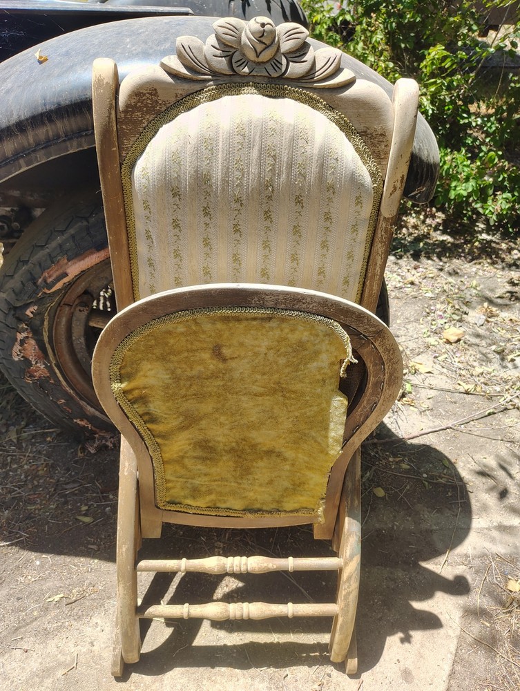 Antique Folding Rocking Chair