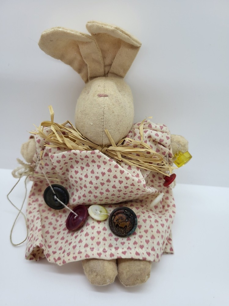 Vintage Primitive Bunny Rabbit 6" Tall