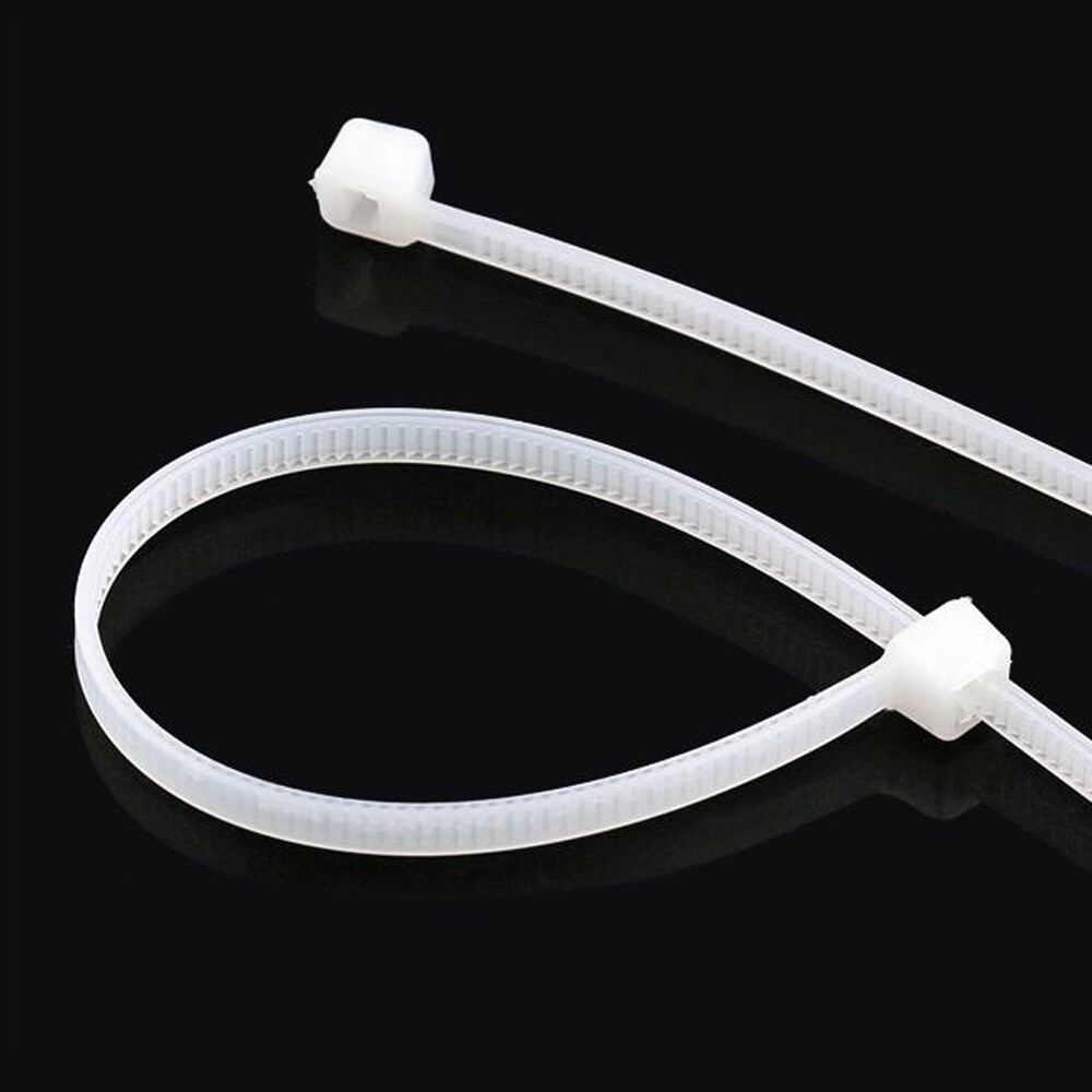 Nylon Plastic Cable Ties Zip Self-Locking Wraps Tie Various sizes White/Black