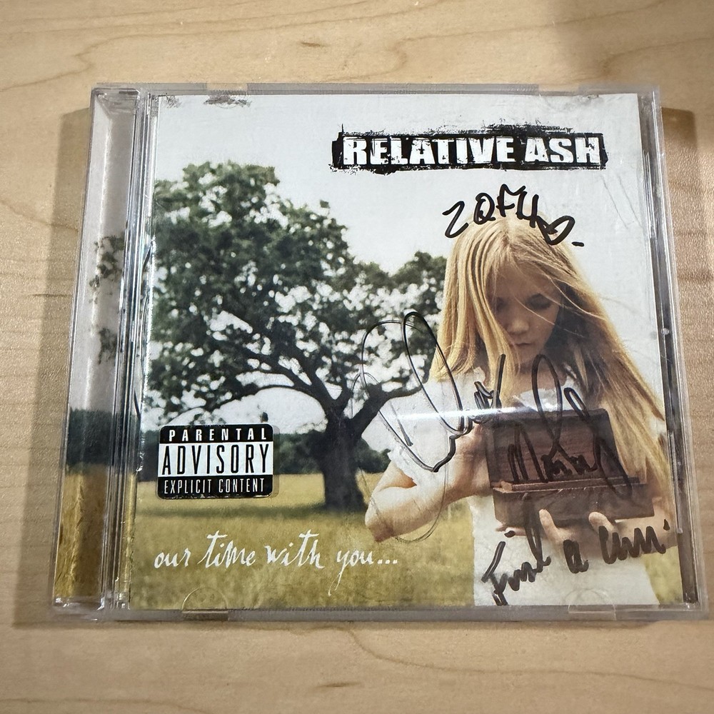 Relative Ash - Signed - Out Time With You… CD Autographed