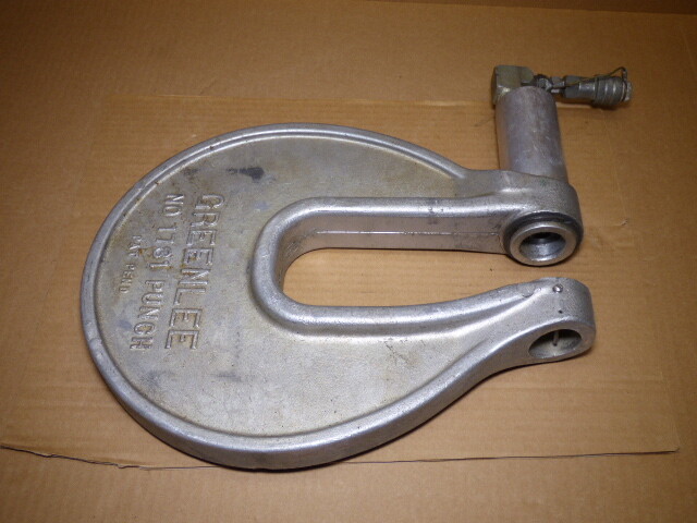 Greenlee 1731 C Frame Punch One-Shot Hydraulic Knockout Driver Tool