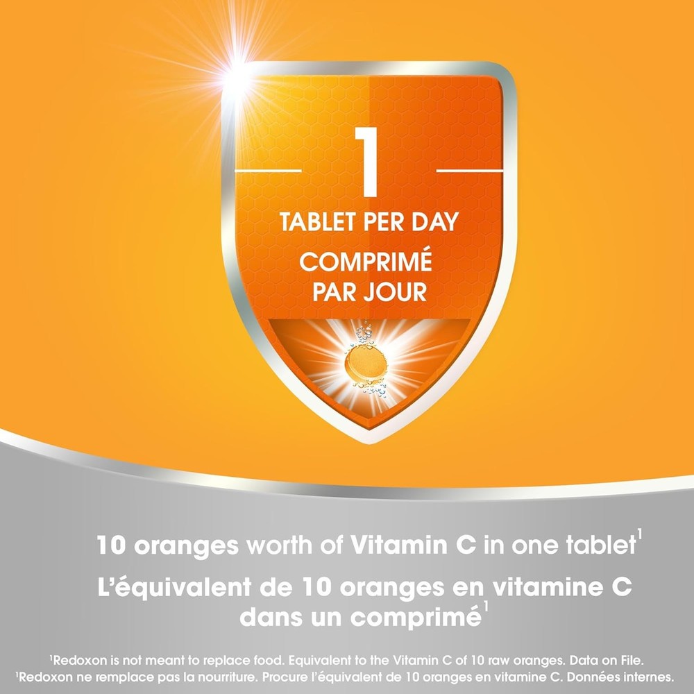 Redoxon Orange Vitamin C Effervescent Tablets 15 Orange Effervescent Tablets