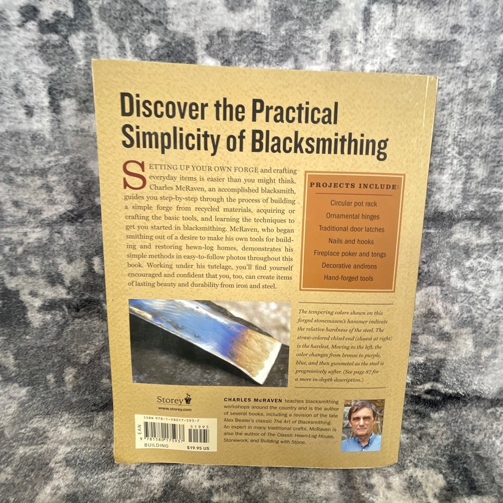 The Blacksmith's Craft Charles McRaven Tools Methods DIY Maker Traditional