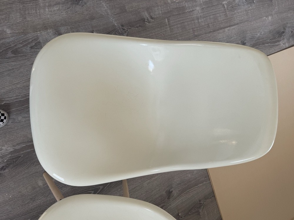 Eames Molded Plastic Side Chairs Set-of-4