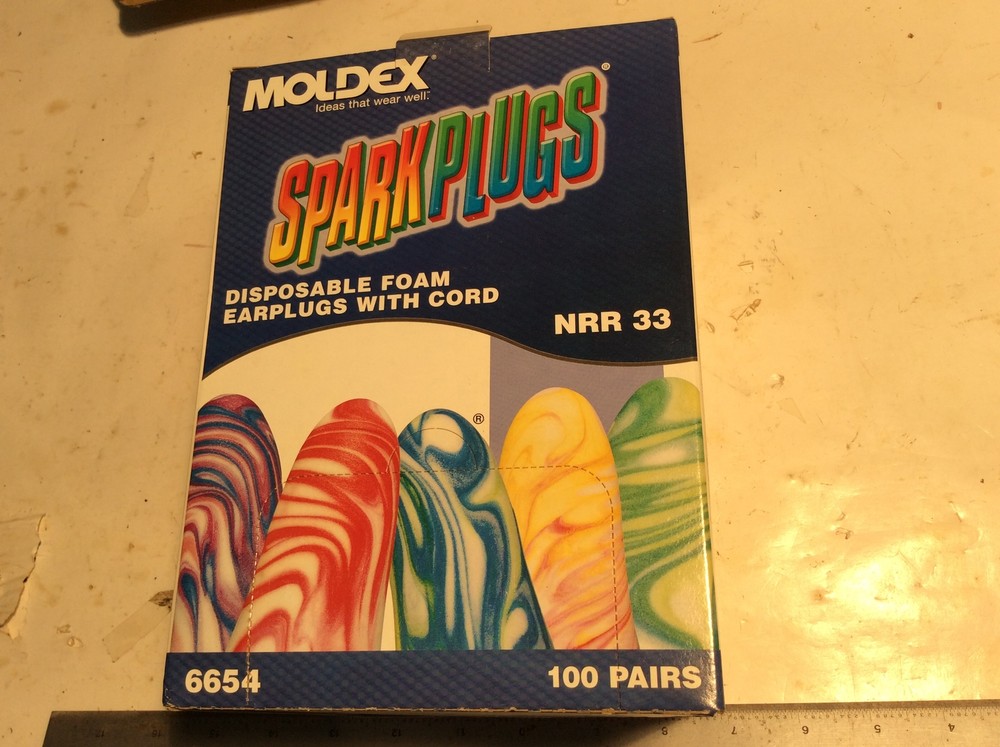 Moldex Spark Plugs Corded 100pc Box NRR33 9954