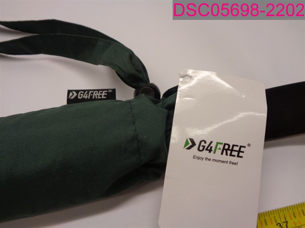 G4FREE Dark Green Golf Umbrella Automatic Open