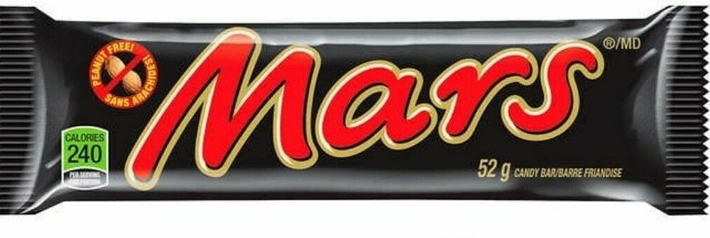 4 x MARS Chocolate Candy bar by Mars from CANADA 52g each