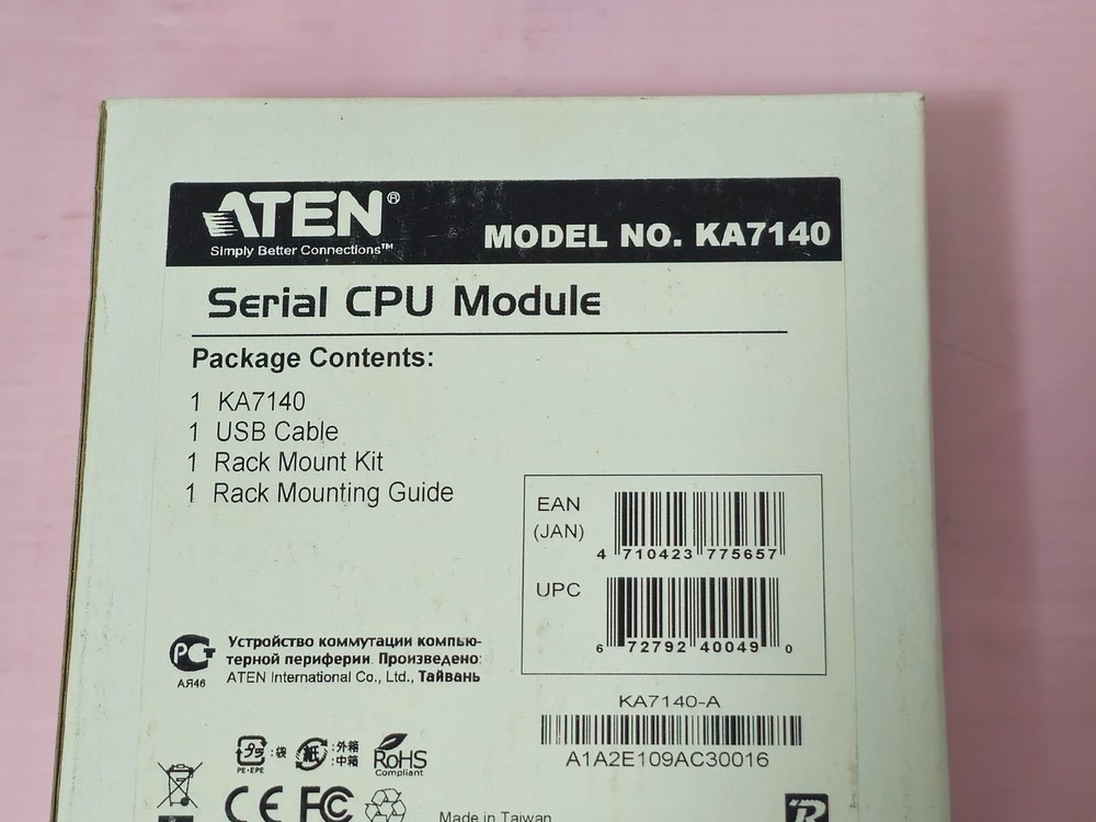 ATEN KA7140 Serial CPU Module KVM Adapter USB Rack Mount
