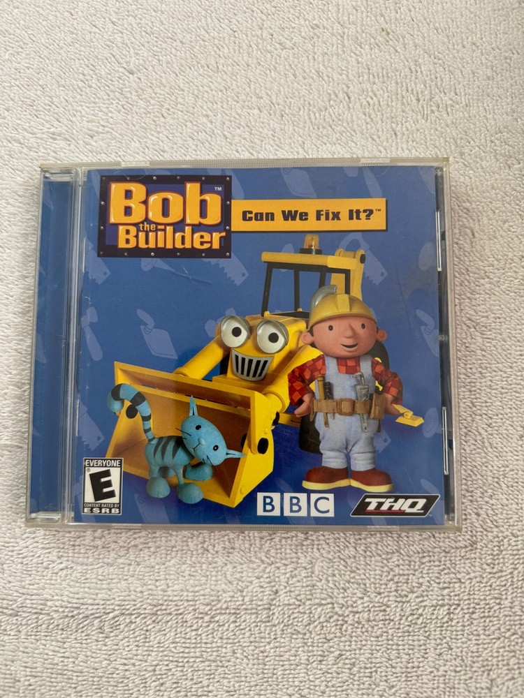 Bob the Builder Can We Fix It? PC CD ROM Game 2001 Windows 95