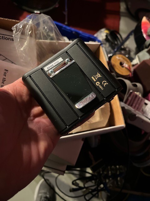 TELEX - IFB 1000 - 2 BELT PACKS - NEVER USED