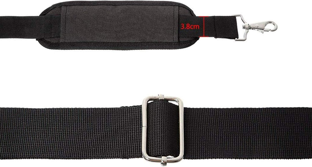 61" Replacement Shoulder Strap, Padded Long Duffel Bag Strap Universal Adjustabl