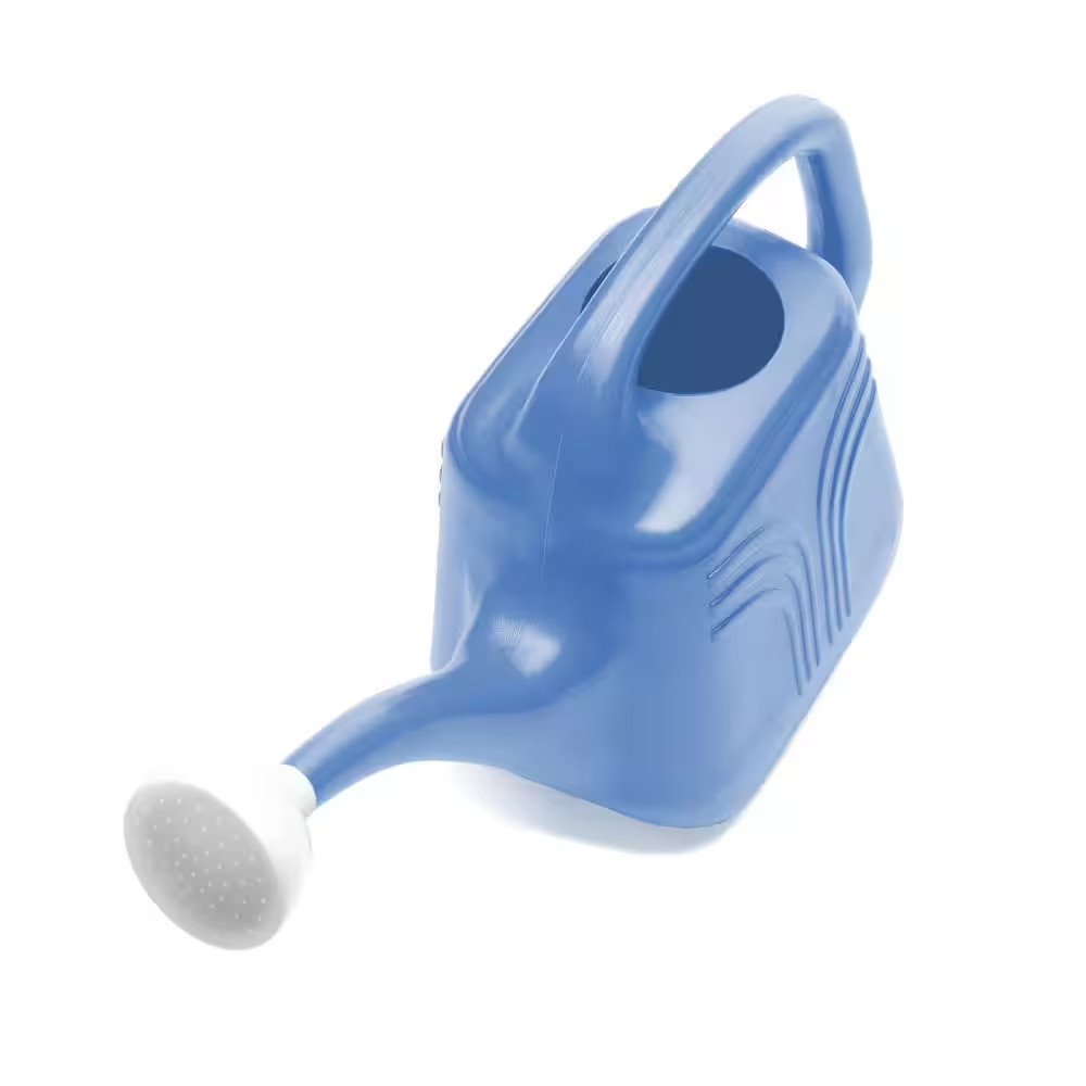 Classic 2 Gal. Peri-Blue Plastic Watering Can