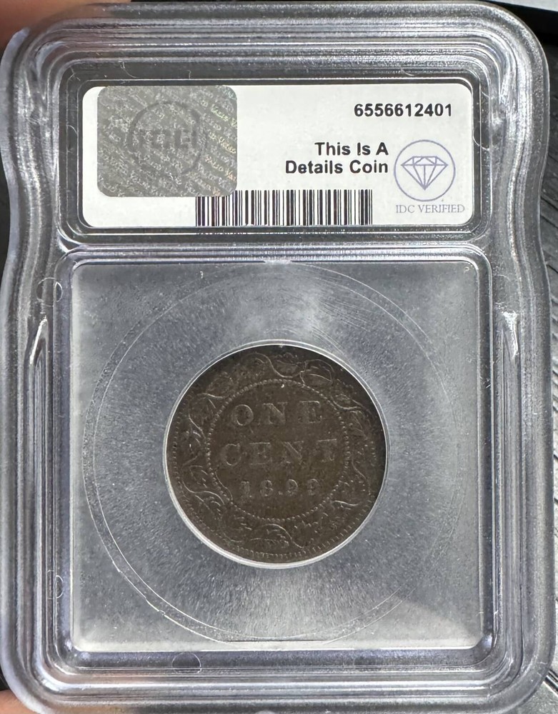1899 canada Bronze CENT ICG EF Quality IDC Verified