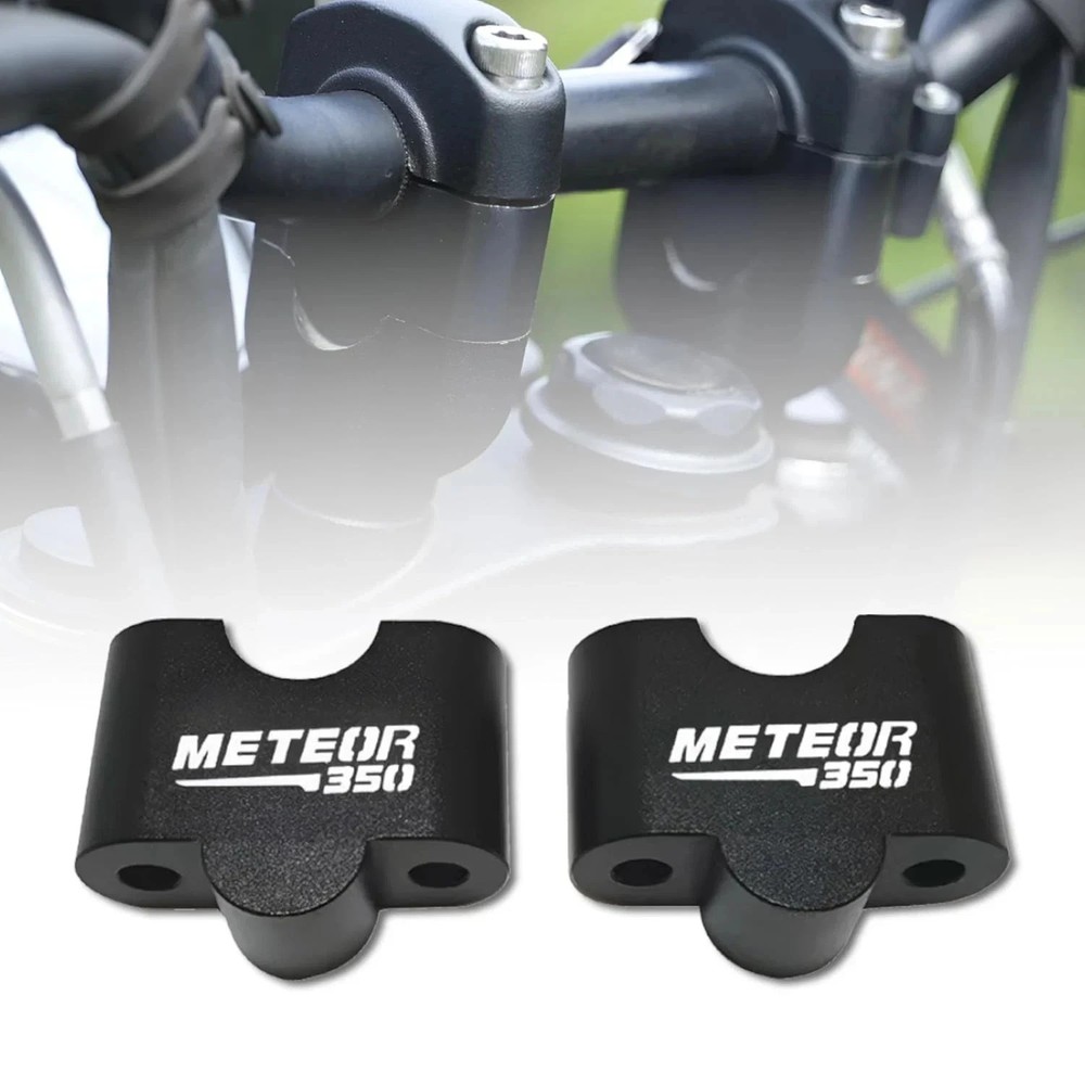 Handlebar Height Risers Clamps Compatible with Royal Enfield Meteor 350