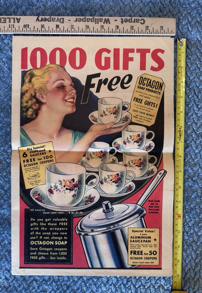 Octagon Soap Chips Premium Coupon Catalog - 1936