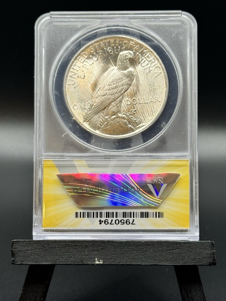 1923-P Peace Dollar ANACS 63
