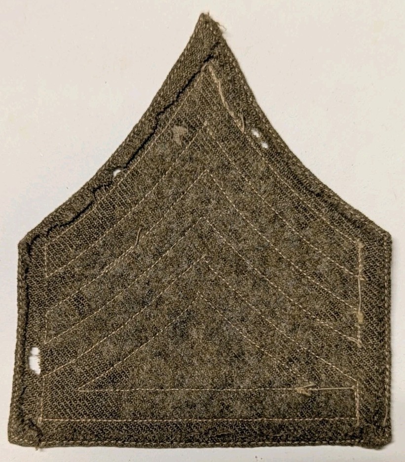 WW1 US Army 4 Stripe Sergeant Chevron Rank AEF