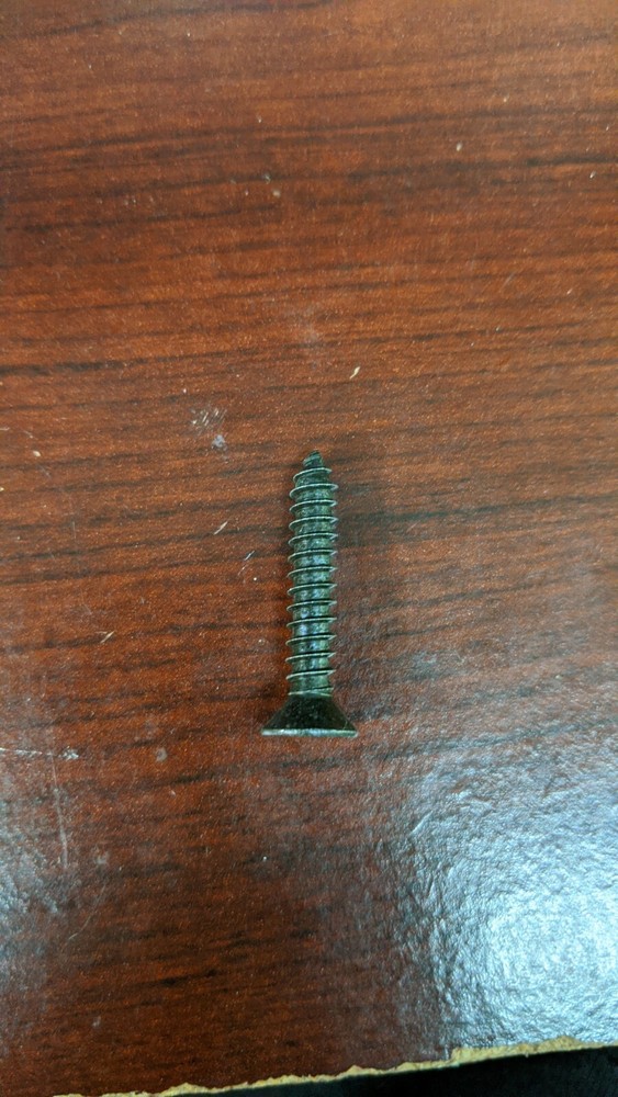 15 Black 12 x 1 1/4" Flat Head Phillips Screws