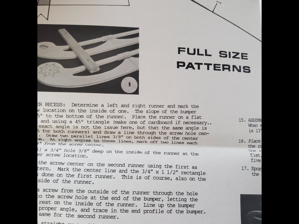Pattern Woodworking Vintage