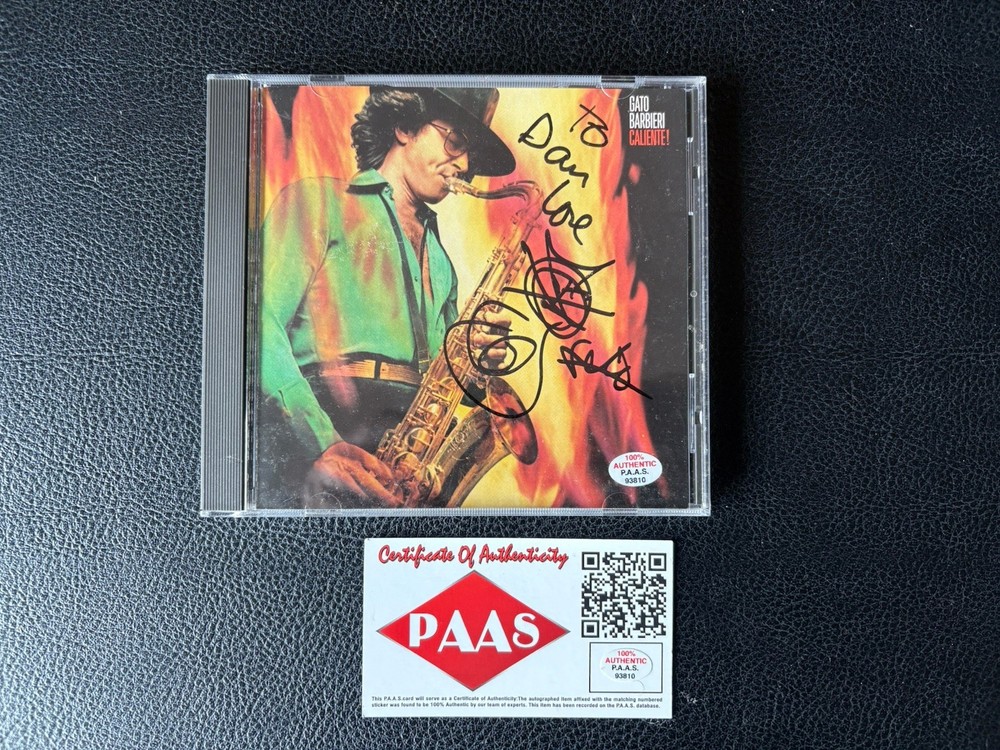 Gato Barbieri Signed Autographed Personalized CD PAAS COA 810