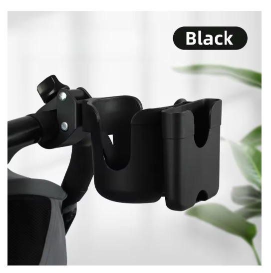 Stroller Cup & Phone Holder – Universal Anti-Slip Pram Accessory