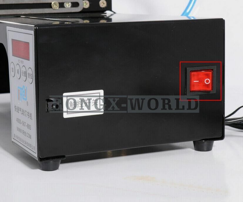 Single-head Head Automatic Electric Stapler Pneumatic Binding Machine 110V/220V