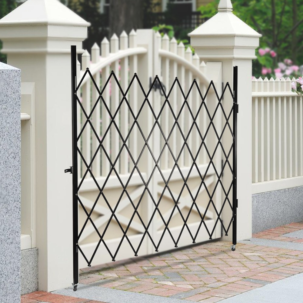 360° Folding Rolling Barricade Gate Security Gate Expanding Security Door 2.2*2m