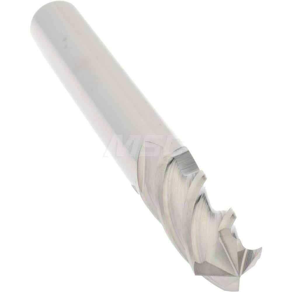 Accupro 1/4" Diam, 3/4" LOC, 4 Flute, 90° Point Angle, Solid Carbide Drill Mi...