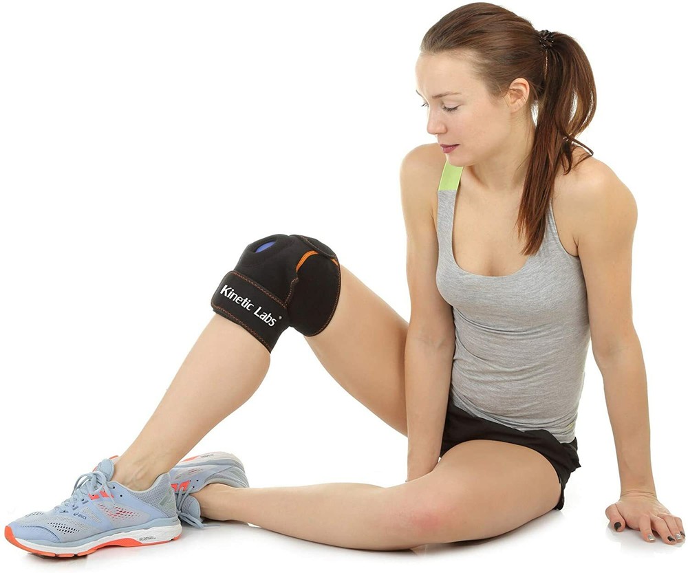 Knee Ice Pack Gel Wrap Hot Cold Therapy Compression Support Reusable Comfort NEW