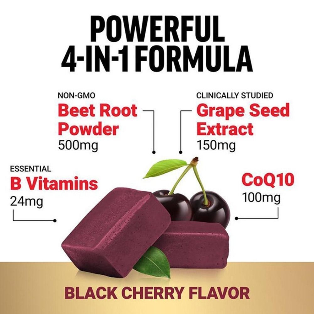 Total Beets Concentrated Beet Root Soft Chews, Circulation Support