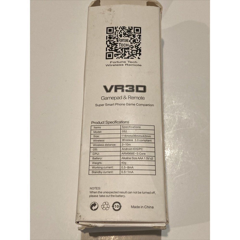 VR Remote Controller Gamepad Bluetooth Control VR Video VR3D Remote