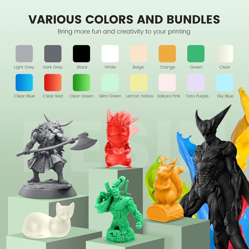 3D Printer Resin, Low Shrinkage, High Precision