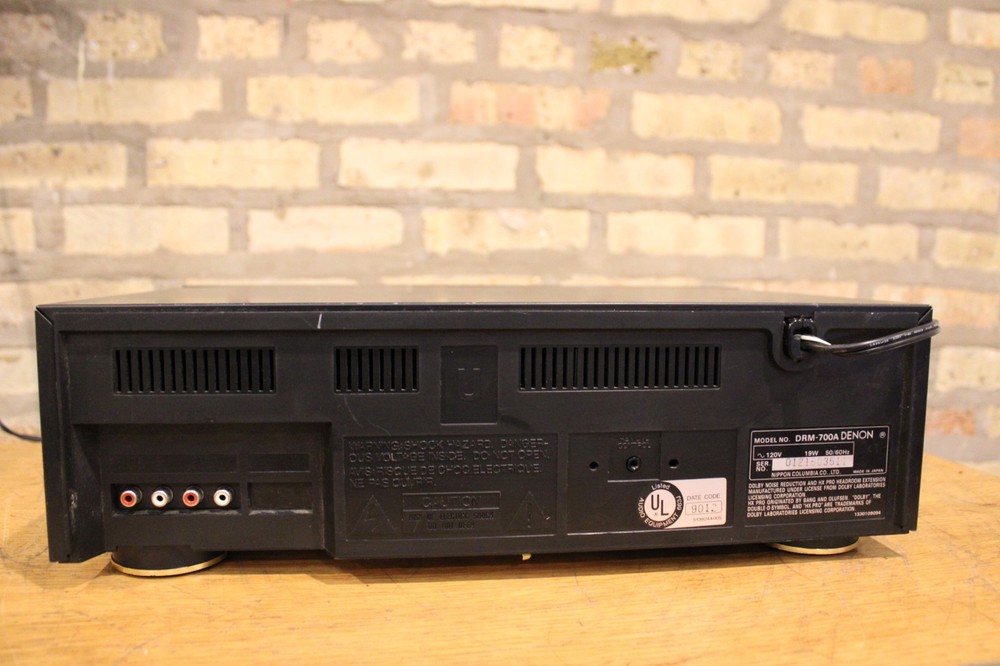 Denon DRM 700 3-HEAD cassette deck ,,SERVICED,, Full-functional