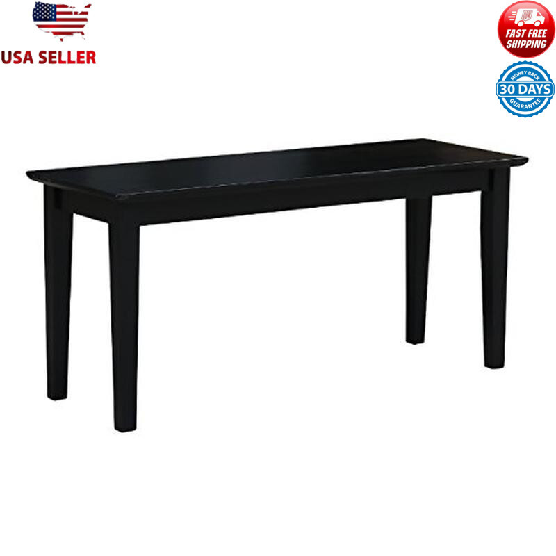 Solid Wood Shaker Bench RTA Accent Furniture Entryway Dining Room Rustic New