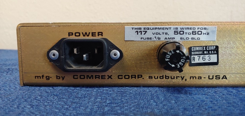 Vintage Comrex Model RLX Receiver/Decoder w/LA-8220