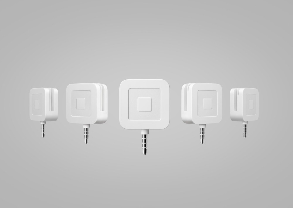 Square 3.5mm Jack Credit/Debit Magstripe Card Square Reader - White