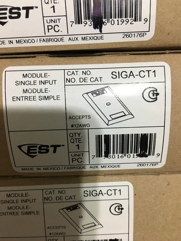EDWARDS SIGA-CT1 - Single Input Module for EST Fire Alarm System